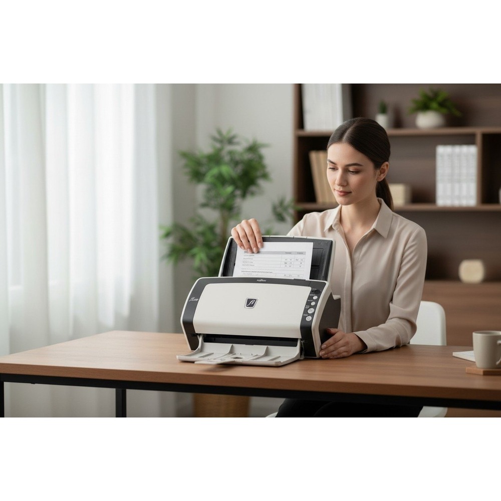 Fujitsu fi-6130 Sheet-fed Scanner Professional White Good PA03540-B055